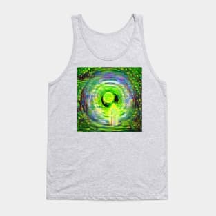 Monk in tunnel of clouds Tank Top